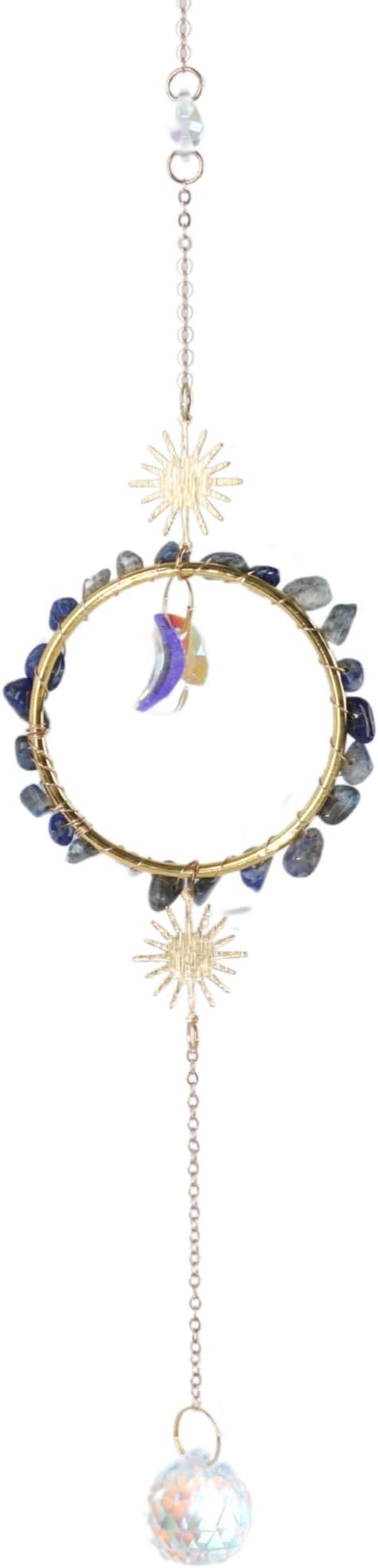 Crystal Rear View Mirror Car Charms | Crystal Sun Catcher | Car Hanging Accessories for Women Men | Dream Catcher Decor | Unique Gift Idea(Lasurite)