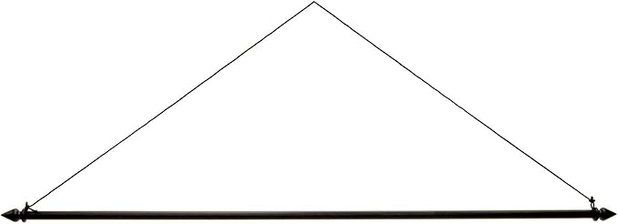 Evergreen Flag Beautiful Black Metal Dowel Garden Flag Hanger | 16" Wide x 5" High | Front Door Home Decor | Holiday Entrance House Sign