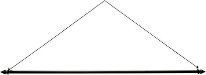 Evergreen Flag Beautiful Black Metal Dowel Garden Flag Hanger | 16" Wide x 5" High | Front Door Home Decor | Holiday Entrance House Sign