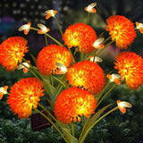 Solar Swaying Bee Lights - 4 Pack, Waterproof Outdoor Garden Decor
