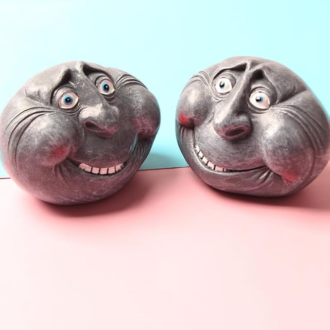 1pc Contemporary Style Funny Rock Figurine - Resin Garden Lawn Statue, Outdoor Patio Sculpture, Quirky Home Decor Craft for Various Rooms, Easter, Hanukkah, Thanksgiving, No Electricity Needed