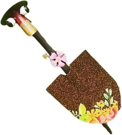 Metal Shovels with Outdoor Garden Art Statues Ornament for Home Farmhouse Sculpture Decor Housewarming Present Housewarming Gift Farmhouse Couple Figurines Iron Shovel Ornaments Cute