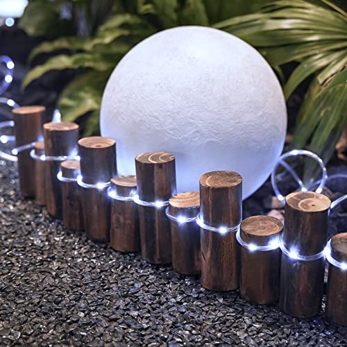 Solar Rope Lights 2-Pack - 100 LED White