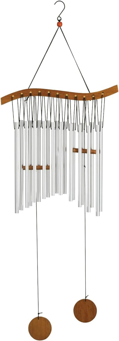 Regal Art & Gift Garden Kyoto Wind Chimes - Outdoor Decorative Metal Hanging Chime - Relaxing Sound for Yard, Patio, Porch or Garden - Wave
