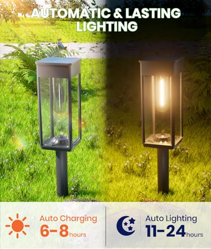 Solar Pathway Lights - Waterproof IP65, 12 Pack