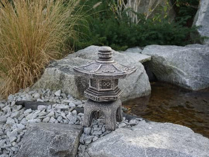 Amazing Pagoda Lantern Outdoor Statue Zen Garden Decor Concrete Japanese Stone Lantern Chinese Pagoda