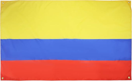 AZ FLAG Colombian Flag 150 x 90 cm with 4 Eyelets for Balcony or Wall