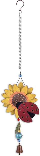 Sunset Vista Designs Ladybug and Sunflower Bouncy, 10.5-inch Height