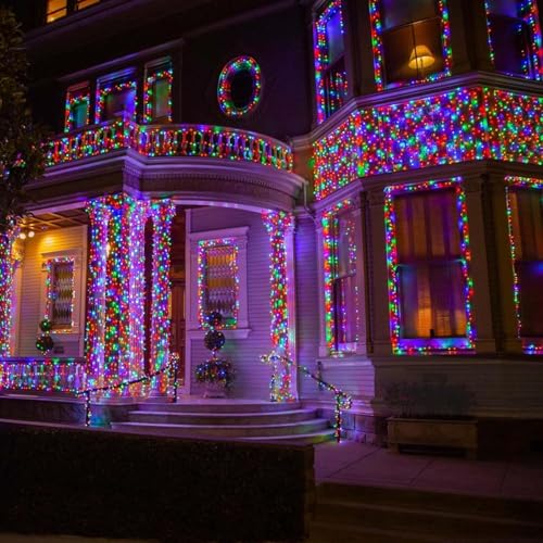 Solar String Lights - 4 Pack, 170 FT, Multicolor