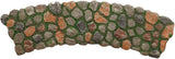 Treasure Gurus Curved Mini Cobblestone Walkway Fairy Garden Stone Path Dollhouse Decor Accessory