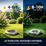 Solar Ground Pathway Lights - 10 Pack Cool White