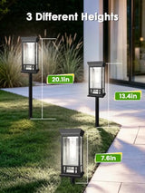 Solar Pathway Lights - Waterproof, 10 Pack