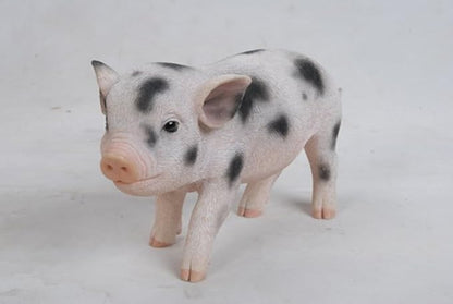 Hi-Line Gift Ltd Standing Baby Pig with black Spots