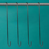 Vindar 4 Pack 16.5 Inches Bird Feeder Hook Extra Large S Hooks Heavy Duty Hooks Hangers for Tree Branch, Bird Feeder, Hummingbirds Feeders, Bird House, Office, Wind Chimes, Lanterns, Gardening Tools