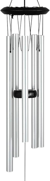 Carson 36"" Butterfly Two-Toned Wind Chime - Black and White Chime - Butterfly