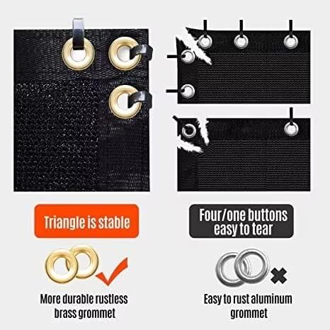 180GSM 6ft x 50ft Fence Privacy Screen Heavy Duty Fence Cover Garden Wall Backyard Black