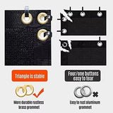 180GSM 6ft x 50ft Fence Privacy Screen Heavy Duty Fence Cover Garden Wall Backyard Black