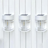 Solar Fence Lights, 12 Pack Waterproof Solar Lights Outdoor, 3000K Warm White LED Outdoor Solar Lights for Fence Garden Yard Step Stairs Patio Décor