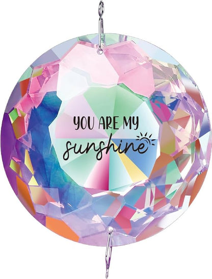 Gifts for Women,Inspirational Crystal Sun Catcher Gifts Motivational Crystal Decoration Gift for Women Graduationg Christmas Birthday