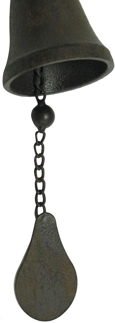 Treasure Gurus Rustic Flying Pig Wings Hanging Wind Chime Metal Patio Garden Art Front Porch Decor