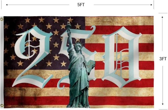 250th Birthday 250 Years 1776 2026 American Flag 3X5Ft, US Statue of Liberty, Double Side Printed Flags, Men Women Banner,Vibrant Colors, Double Stitched with 2 Brass Grommets, Bar Garden Street Decoration, GYM, Office Decor,Indoor Outdoor Use,Gifts. (...
