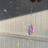 9 Pieces Sun Catchers, Colorful Crystals Suncatcher Prisms Hanging for Window Crystal Ball Prism Rainbow Maker Pendants for Home Office Wedding Party Garden Christmas Tree Decoration