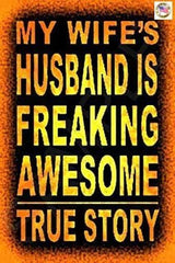 WORLD'S GREATEST MAN CAVE SIGNS! 8"X12" ALL WEATHER METAL MADE IN USA FUNNY BAR GARAGE OFFICE LOUNGE DECOR (AWESOME HUSBAND)
