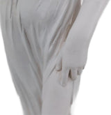 GENUINQ Outdoor Garden Statue Nymph Sculpture Goddess of Greek Mythology Roman Style Outdoor Patio Yard Lawn Porch Decor 32 Inch Ivory