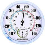 10 Inch Analog Wall Thermometer Hygrometer