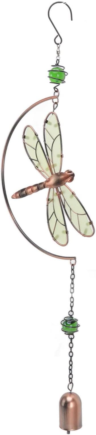 Dragonfly Wind Chimes Garden Gifts, Window Hanging Ornaments, Outside Wind Chimes Dragonfly Ornaments with , Garden Suncatchers Home Decoration for Balcony, Yard, Patio