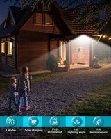 Solar Motion Sensor Lights - 6 Pack, 140LED, IP65 Waterproof