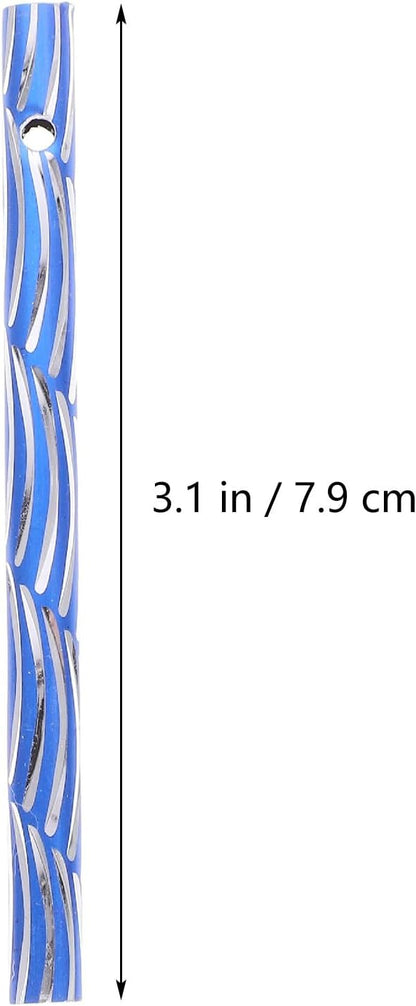 100Pcs DIY Wind Chime Tubes, Colorful Metal Aluminum Tubes for Crafts & Outdoor Garden Decorations, Assorted Pink, Green, Blue, Yellow, Purple, Wind Chime Parts & Replacement Bells for Patio & Yard