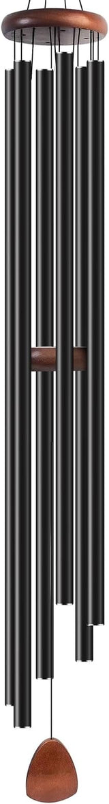 80" Extra Large Wind Chime for Outside Deep Tone, 6 Heavy Duty Tubes Aluminium Metal Extra Large Wind Chimes, Decoration for Garden, Patio, Yard, Gift for Mother's Day