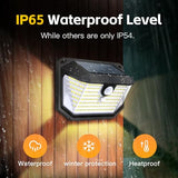 Solar Lights Outdoor, Motion Sensor Security Light, 178 LED, 4 Pack