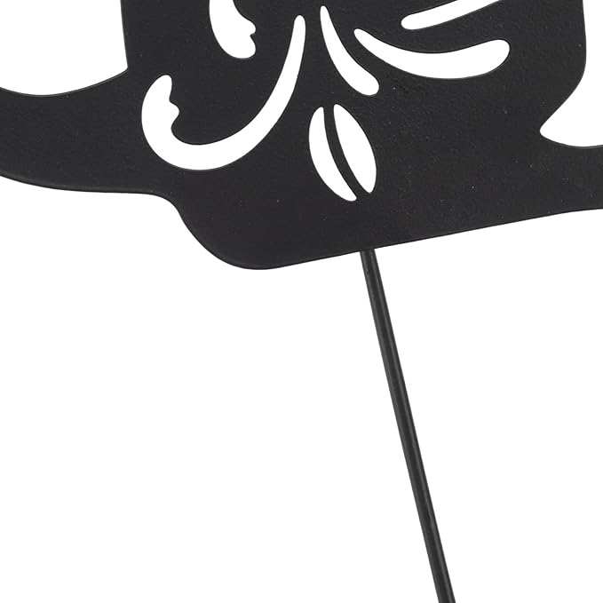 Haofy Cat Silhouette, 1 Piece of Lifelike Cat Yard Art Garden Metal Statue Decor, Hollow Decorative Stakes for Outdoor Farmhouse Pathway Lawn Decorations