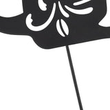Haofy Cat Silhouette, 1 Piece of Lifelike Cat Yard Art Garden Metal Statue Decor, Hollow Decorative Stakes for Outdoor Farmhouse Pathway Lawn Decorations