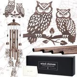 Wind Chimes for Outside - Owl Gifts for Women Mom Grandma