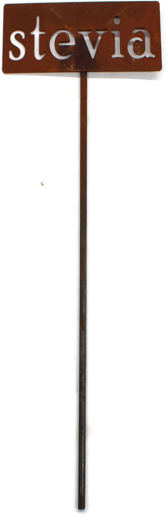 Classic Metal Garden Markers 19 Inches Tall (stevia, Naturally Rusted)