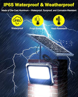 Solar Light Outdoor, Luces Solar Powered Security Flood Light Outside