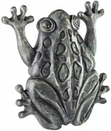 Upper Deck Cast Iron Frog Stepping Stone - Animal Garden and Yard Decor with Verdigris Finish