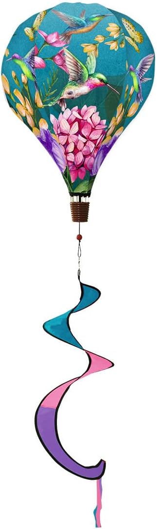 Briarwood Lane Springtime Hummingbirds Hot Air Balloon Spinner