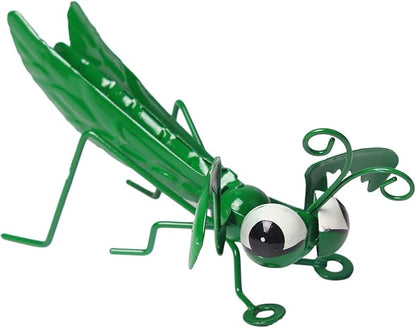 Iron Locust Decorations Model Outdoor Statue Garden Decors Metal Garden Metal Ornament Iron Metal Garden