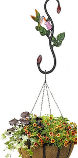 Cast Iron Plant Extension Hanger, Indoor Outdoor S Hooks Plant Hanger for Hanging Plants, Ceiling Extender Hooks for Hanging Flower Pots Baskets, Macrame Plant Holder, Lantern, Birdfeeder