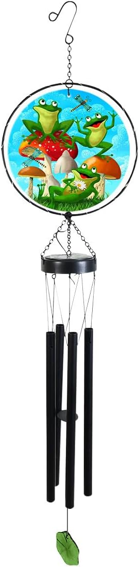Briarwood Lane Happy Frogs Illuminated Wind Chime