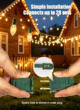 26FT C9 Clear LED String Lights - Christmas