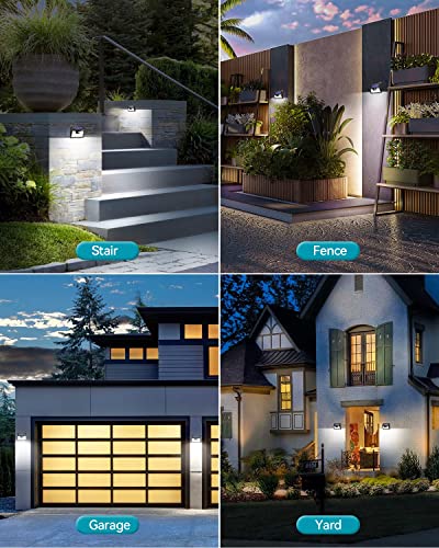 Solar Motion Sensor Lights - 6 Pack, 140LED, IP65 Waterproof