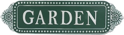 CHIC Greenhouse Sign - Decorative Outdoor Vintage Yard Sign - Front Porch & Farmhouse Decor - 16.5 * 4.5 Inch