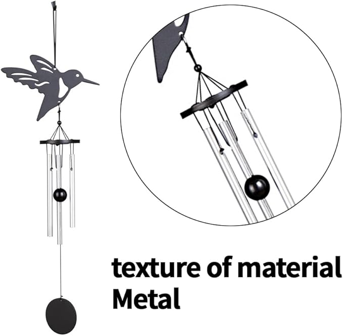Humming Bird Wind Chimes, Garden Wind Chime for Home, Party, Festival Decor, Windchime Waterproof, Garden Yard Patio Hanging Decor, Idea Gift