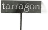 Classic Metal Garden Markers 19 Inches Tall (tarragon, Raw, Unfinished Steel (will rust with time))