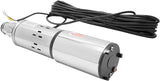 Deep Well Submersible Pump DC 24V 200W Electric Solar Powered Water Pump, 5.3 GPM Flow, 98ft Lift, Farm Ranch Irrigation Submersible Bore Hole Deep Well Pump